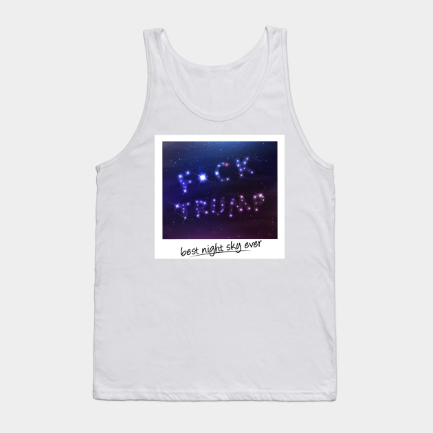 Universe versus Trump - Best night sky ever Tank Top by Manikool